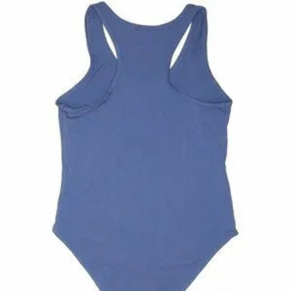 ZARA Racerback Blue solid Bodysuit - Picture 4 of 4